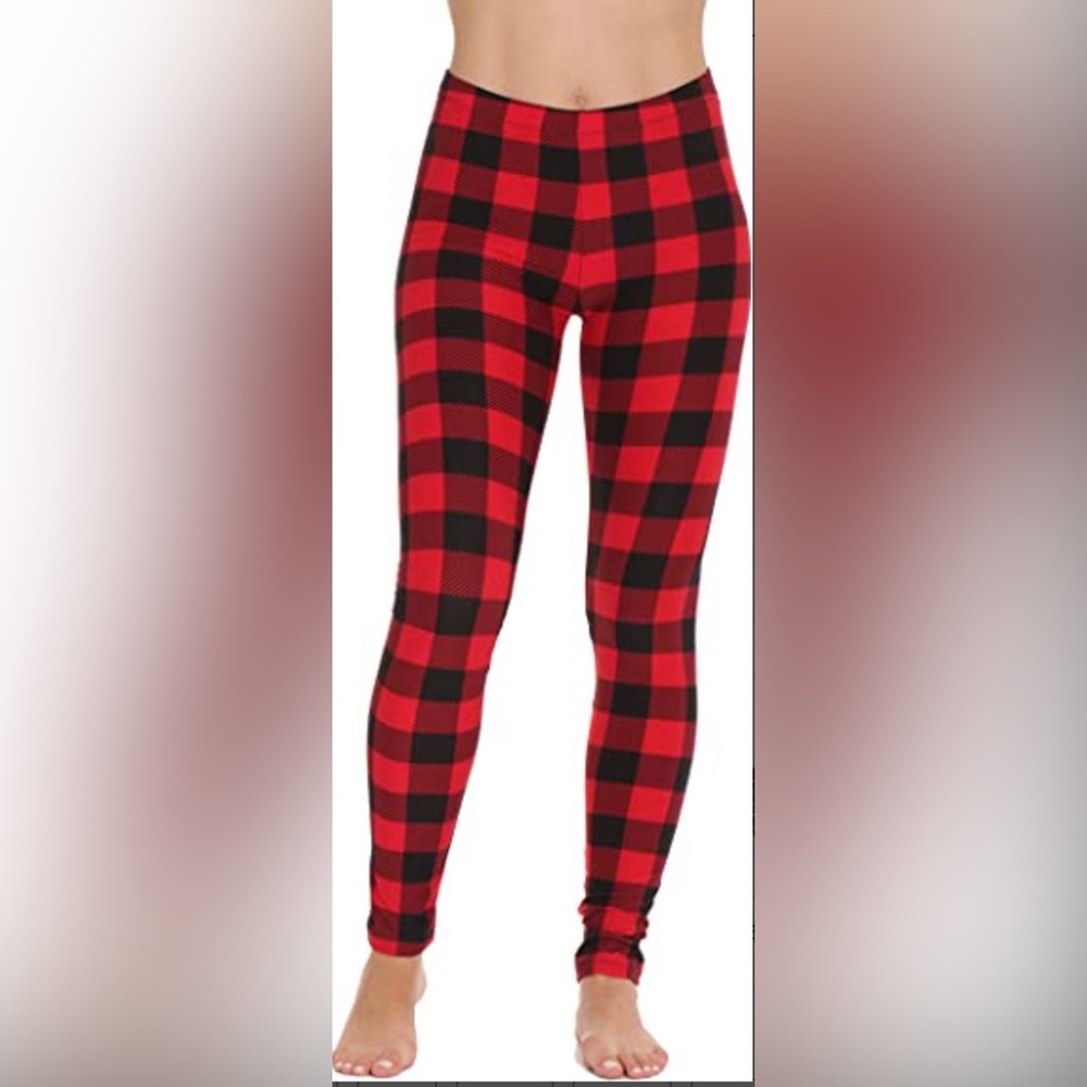 Love the Fit plaid leggings